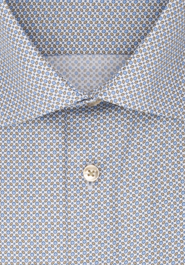 Twill Business Hemd in Shaped mit Kentkragen und extra langem Arm in Braun |  Seidensticker Onlineshop