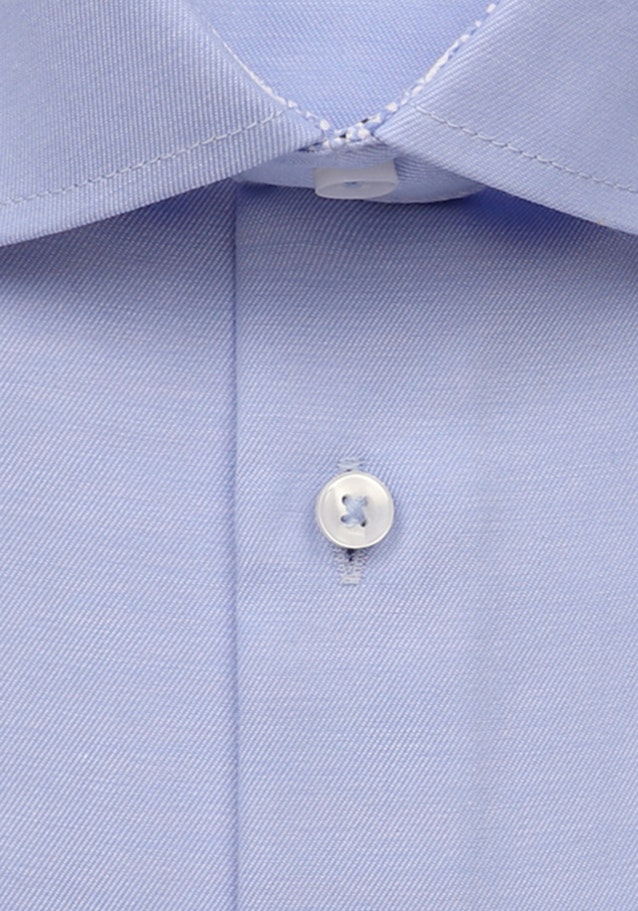 Non-iron Twill Business Shirt in Regular with Kent-Collar and extra long sleeve in Light Blue |  Seidensticker Onlineshop