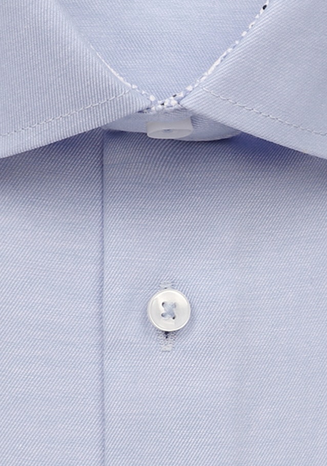 Bügelfreies Twill Business Hemd in Slim mit Kentkragen und extra langem Arm in Hellblau |  Seidensticker Onlineshop