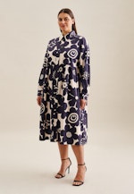 Curvy Robe Regular Manche Longue in Bleu Foncé |  Seidensticker Onlineshop