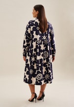 Curvy Robe Regular Manche Longue in Bleu Foncé |  Seidensticker Onlineshop