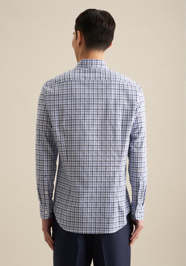 Slim Business Hemd Karo in Hellblau | Seidensticker Onlineshop