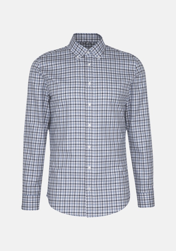 Slim Business Hemd Karo in Hellblau | Seidensticker Onlineshop