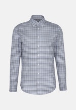 Chemise Business Slim Twill (sergé) Col Boutonné in Bleu Clair |  Seidensticker Onlineshop