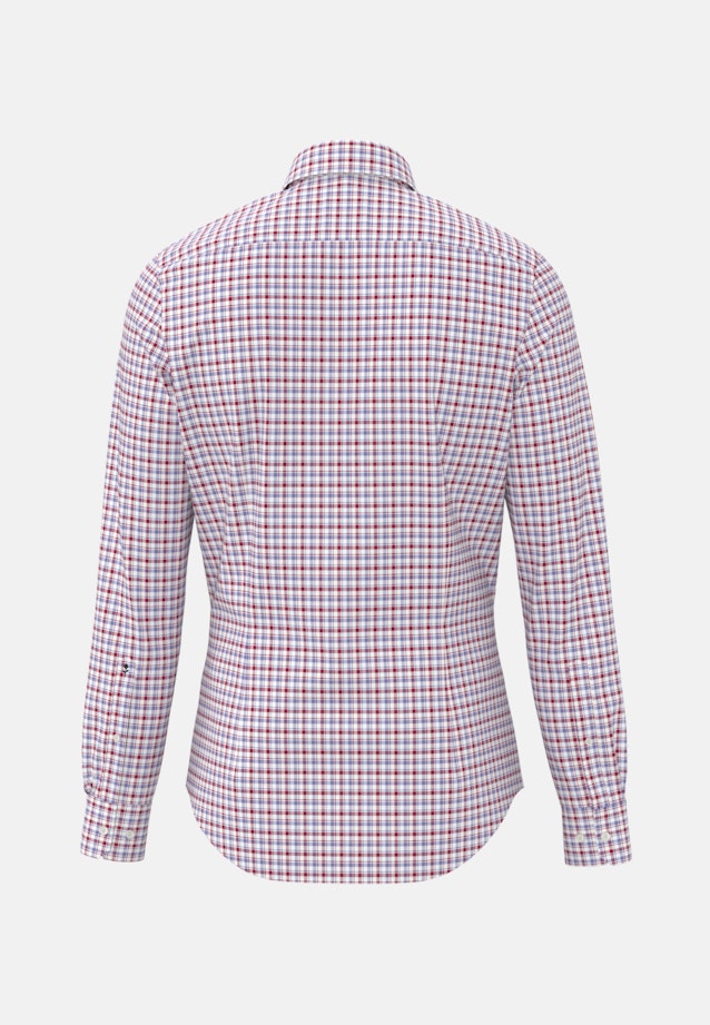 Bügelfreies Twill Business Hemd in Slim mit Button-Down-Kragen in Rot |  Seidensticker Onlineshop