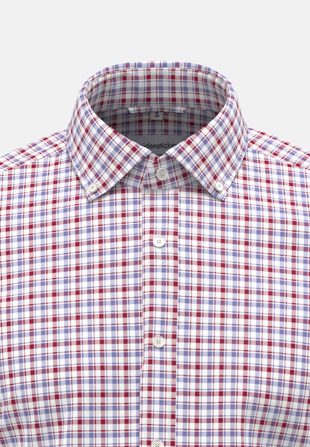 Bügelfreies Twill Business Hemd in Slim mit Button-Down-Kragen in Rot |  Seidensticker Onlineshop