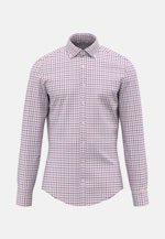 Bügelfreies Twill Business Hemd in Slim mit Button-Down-Kragen in Rot |  Seidensticker Onlineshop