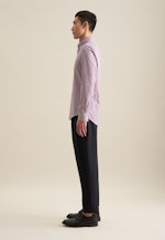 Non-iron Twill Business Shirt in Shaped with Button-Down-Collar in Pink |  Seidensticker Onlineshop