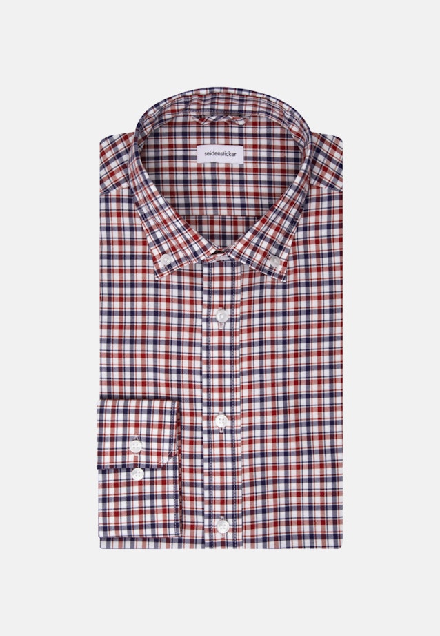 Bügelfreies Twill Business Hemd in Shaped mit Button-Down-Kragen in Rosa/Pink |  Seidensticker Onlineshop