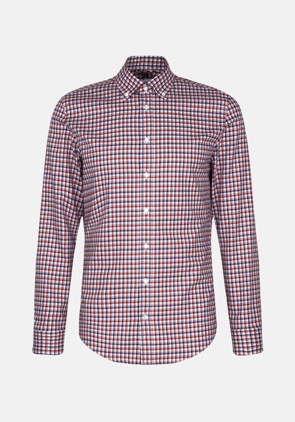 Bügelfreies Twill Business Hemd in Shaped mit Button-Down-Kragen in Rosa/Pink | Seidensticker Onlineshop