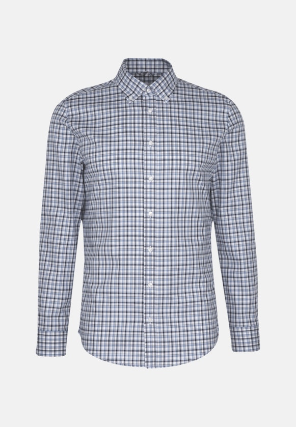 Shaped Business shirt Check in Light Blue |  Seidensticker Onlineshop