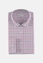 Bügelfreies Twill Business Hemd in Shaped mit Button-Down-Kragen in Rot |  Seidensticker Onlineshop