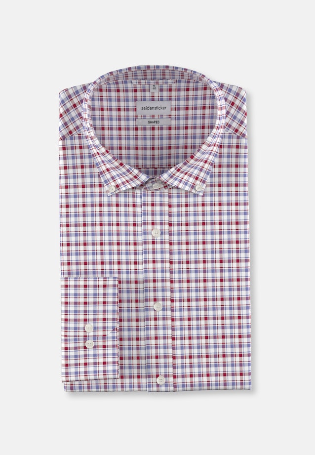 Shaped Chemise d'affaires carreaux in Rouge |  Seidensticker Onlineshop