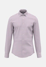 Shaped Business shirt Check in Red |  Seidensticker Onlineshop
