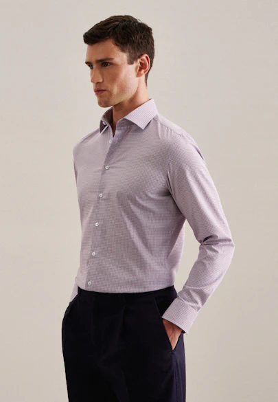 Slim Business Hemd Karo in Rot |  Seidensticker Onlineshop