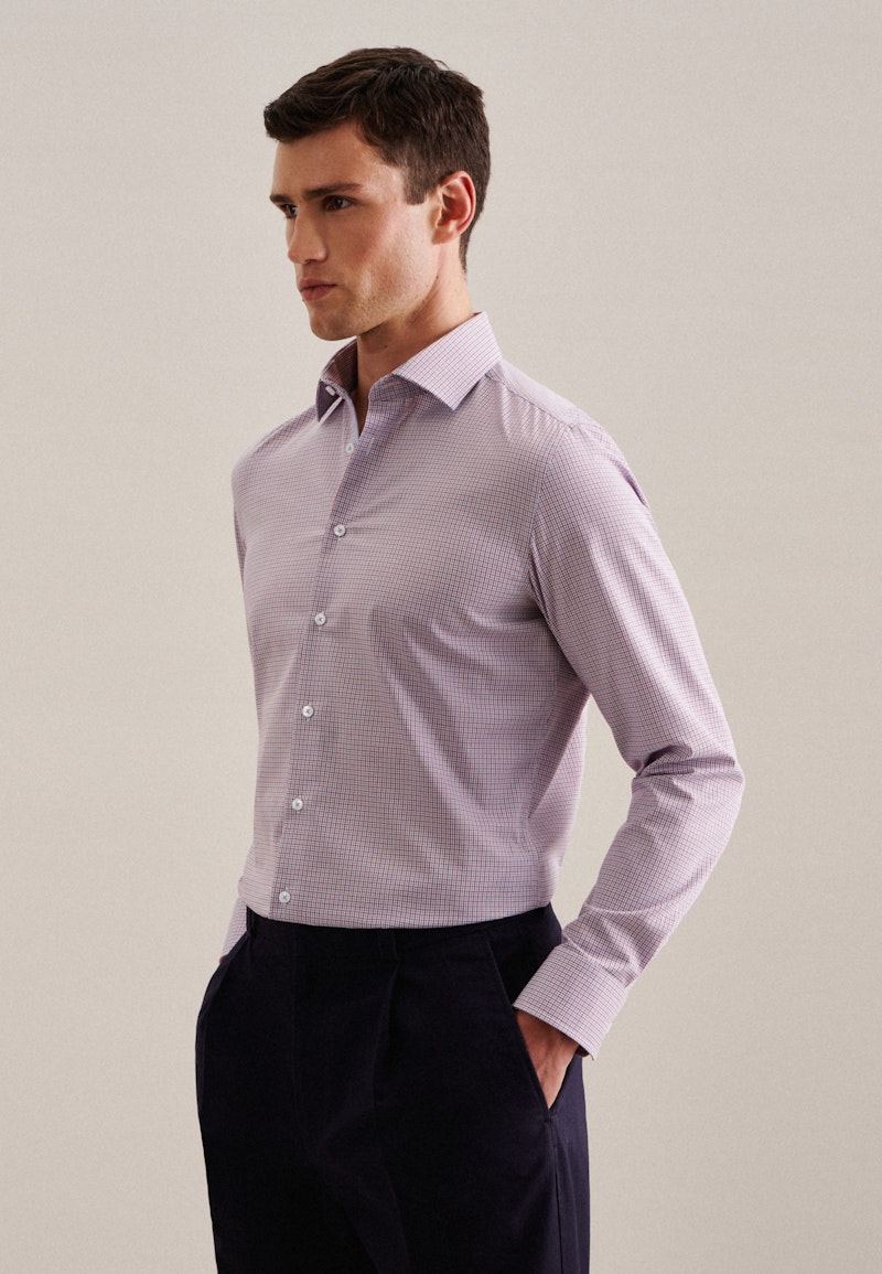 Chemise Business Shaped Popeline Col Kent