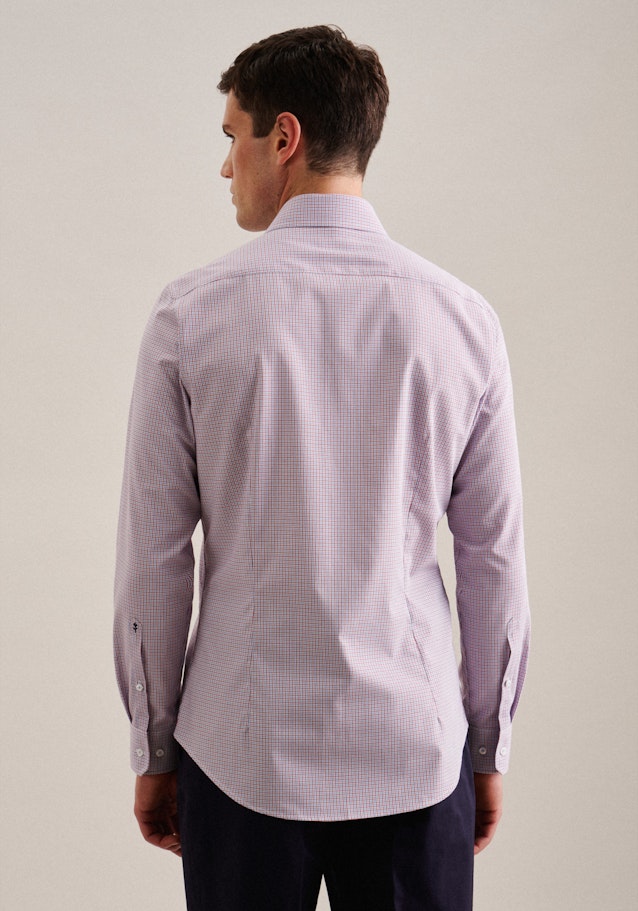 Non-iron Poplin Business Shirt in Shaped with Kent-Collar in Red | Seidensticker Onlineshop