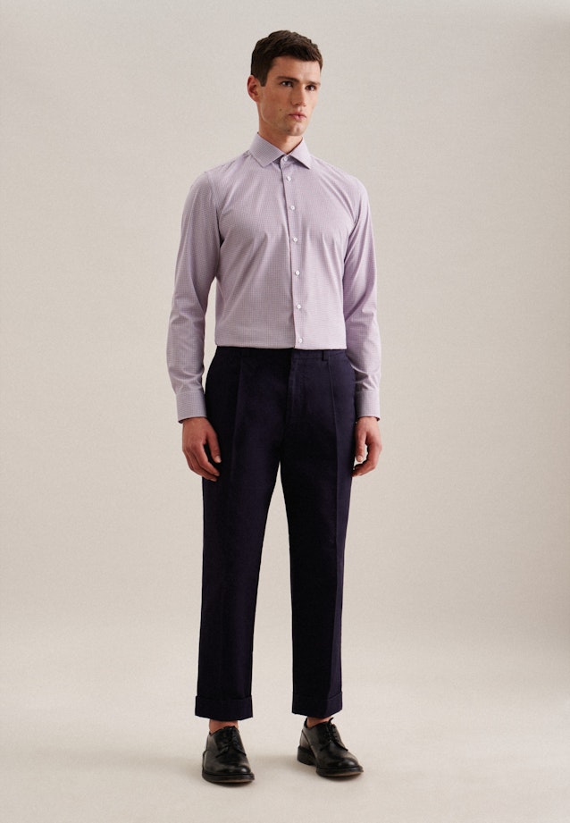 Shaped Business shirt Check in Red |  Seidensticker Onlineshop