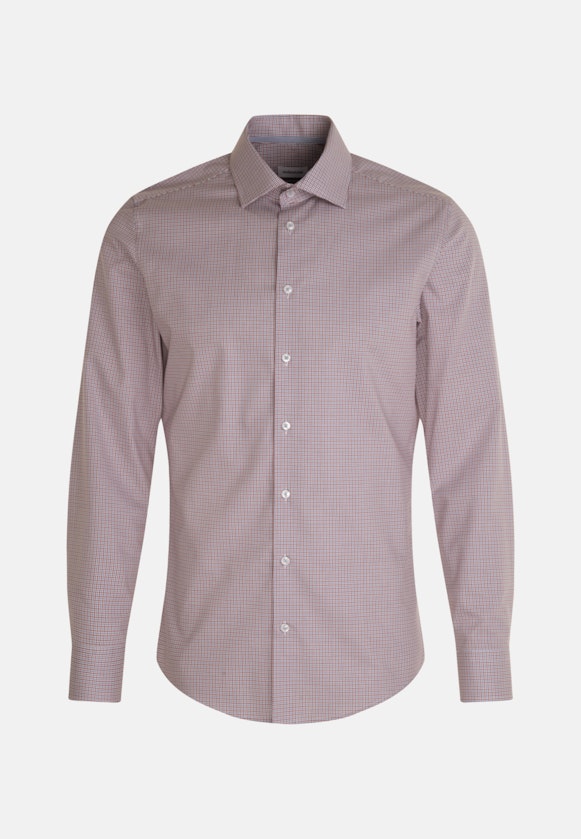Shaped Business shirt Check in Red |  Seidensticker Onlineshop