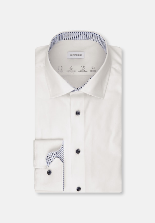 X-Slim Performance shirt Uni in White |  Seidensticker Onlineshop