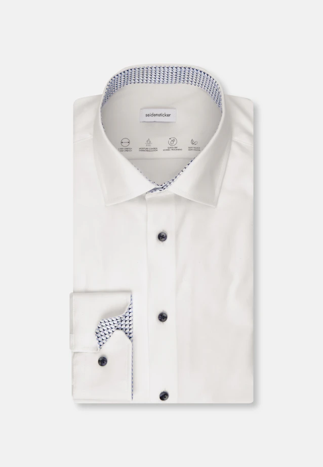 X-Slim Performance-Hemd Uni in Weiß |  Seidensticker Onlineshop