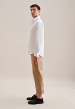 Non-iron Twill Business Shirt in Slim with Kent-Collar in White |  Seidensticker Onlineshop