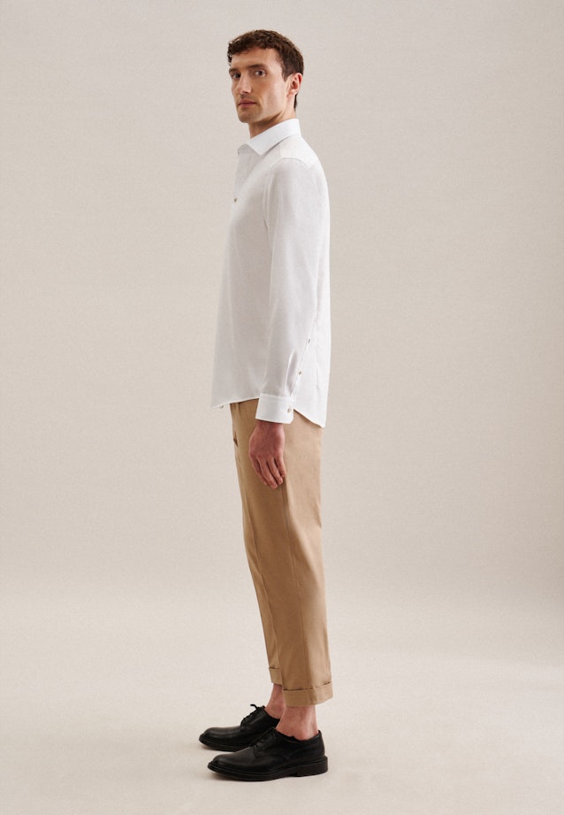 Slim Business shirt Uni in White |  Seidensticker Onlineshop