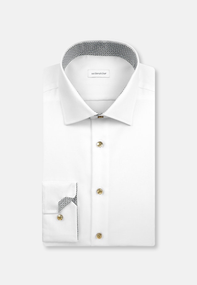 Slim Business shirt Uni in White |  Seidensticker Onlineshop