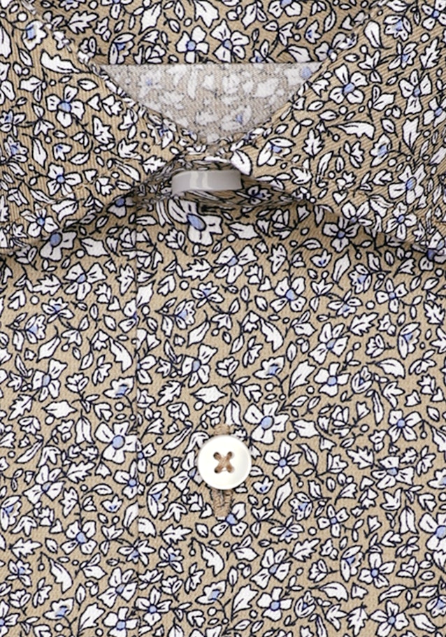 Chemise Business Regular Twill (sergé) Col Kent in Marron | Seidensticker Onlineshop