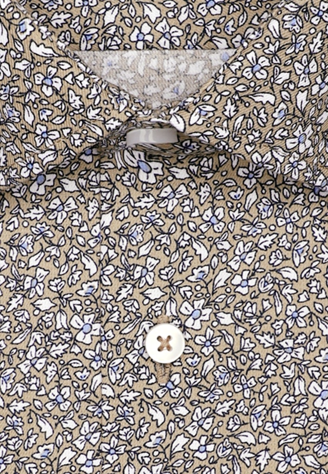 Regular Chemise d'affaires Floral in Marron |  Seidensticker Onlineshop