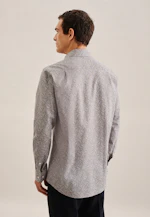 Regular Business shirt Floral in Brown |  Seidensticker Onlineshop