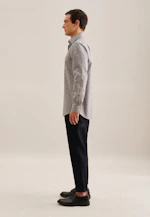 Regular Business shirt Floral in Brown |  Seidensticker Onlineshop