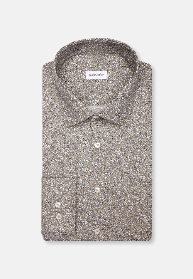 Regular Business Hemd Floral in Braun | Seidensticker Onlineshop