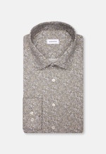 Regular Chemise d'affaires Floral in Marron |  Seidensticker Onlineshop