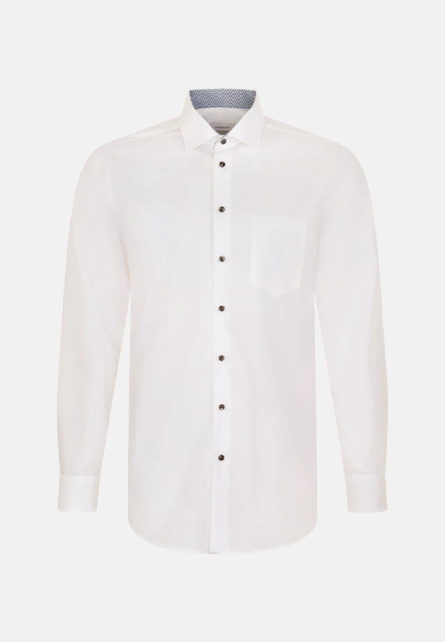 Comfort Chemise d'affaires Uni in Blanc |  Seidensticker Onlineshop
