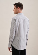 Shaped Business shirt Stripe in Medium Blue |  Seidensticker Onlineshop
