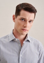 Shaped Business shirt Stripe in Medium Blue |  Seidensticker Onlineshop