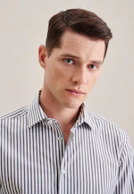 Shaped Business shirt Stripe in Medium Blue |  Seidensticker Onlineshop
