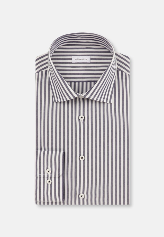 Shaped Business shirt Stripe in Medium Blue |  Seidensticker Onlineshop