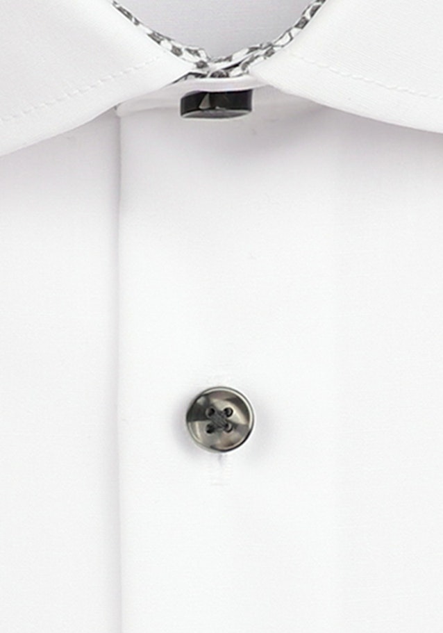 Non-iron Poplin Business Shirt in Shaped with Kent-Collar in White |  Seidensticker Onlineshop