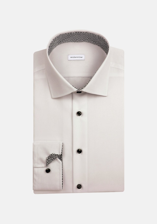 Chemise Business Shaped Popeline Col Kent in Blanc |  Seidensticker Onlineshop