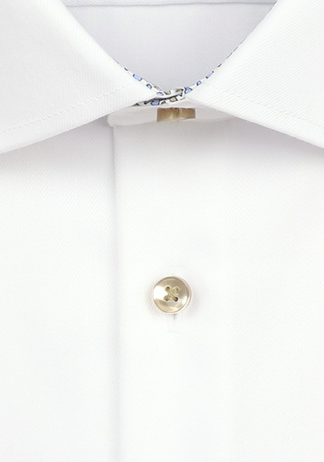 Bügelfreies Twill Business Hemd in Regular mit Kentkragen und extra langem Arm in Weiß |  Seidensticker Onlineshop