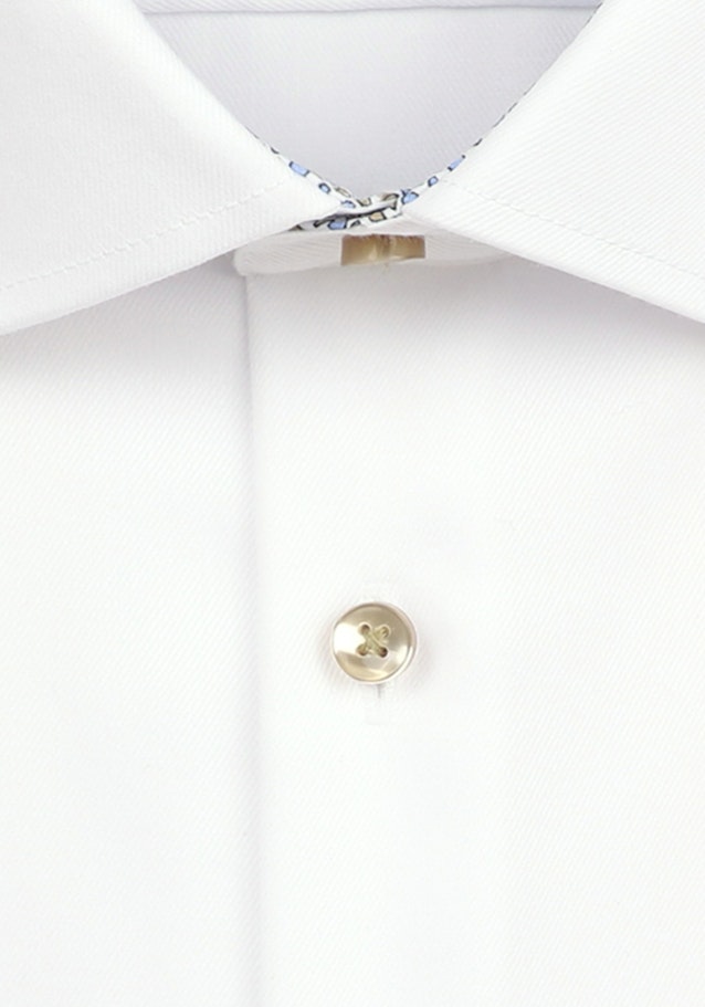 Non-iron Twill Business Shirt in Regular with Kent-Collar and extra long sleeve in White |  Seidensticker Onlineshop