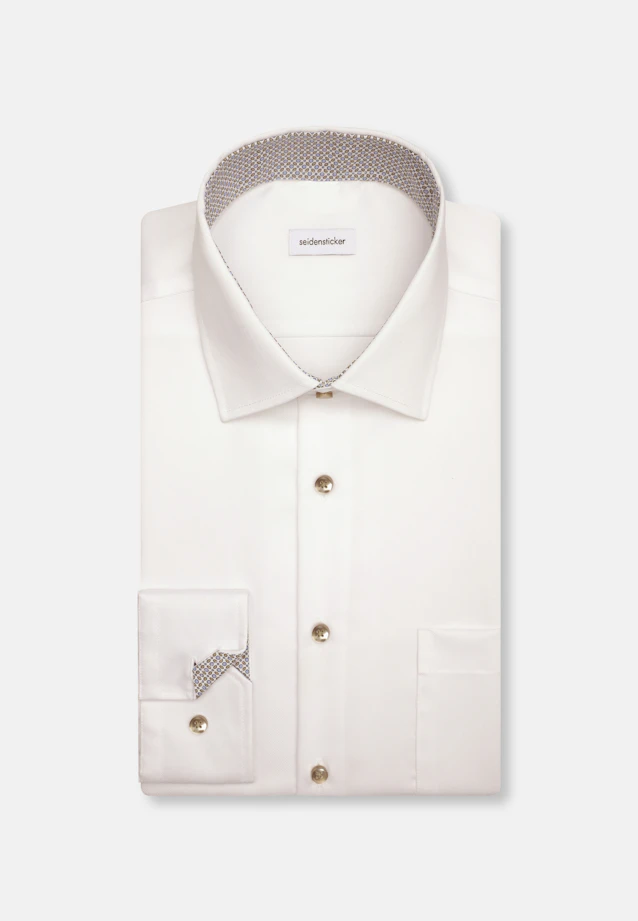 Regular Business Hemd Uni in Weiß |  Seidensticker Onlineshop