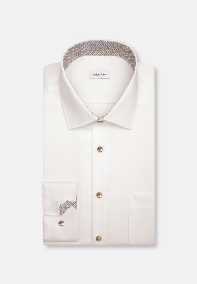 Regular Business shirt Uni in White |  Seidensticker Onlineshop
