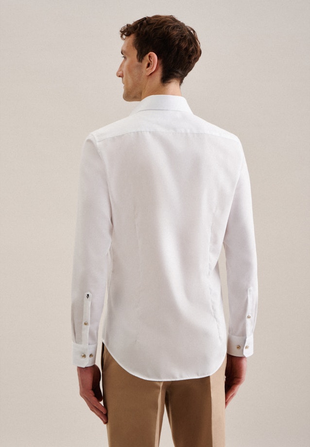 Slim Business shirt Uni in White |  Seidensticker Onlineshop