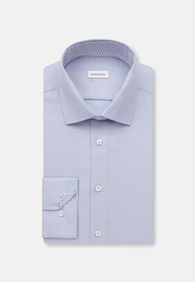 Shaped Chemise d'affaires Uni dans Bleu Clair | Boutique en ligne Seidensticker