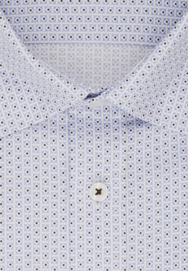 Business overhemd in Slim with Covered Button-Down-Kraag in Lichtblauw |  Seidensticker Onlineshop
