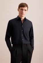 Regular Business Hemd Uni in Schwarz |  Seidensticker Onlineshop