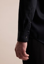 Regular Business Hemd Uni in Schwarz |  Seidensticker Onlineshop